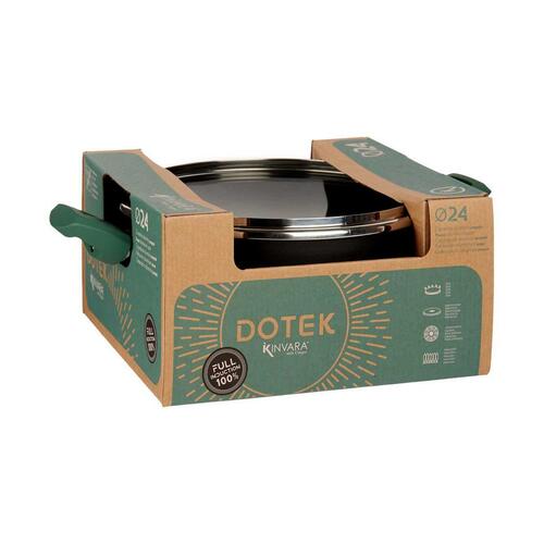 Gryde Sort Grøn Ø 24 cm Aluminium (4,5 L)