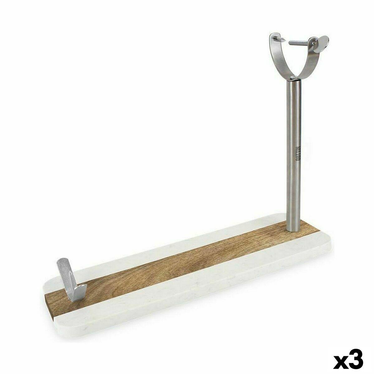 Skinkeholder i Træ Quttin Stål 48,5 x 16 x 1,8 cm (3 enheder)