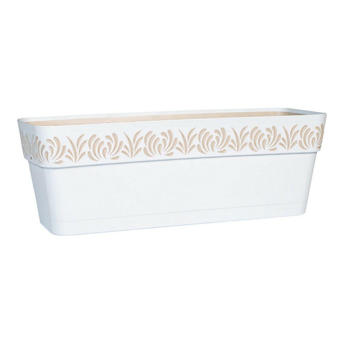 Selvvandende planter Stefanplast 3919401 Hvid Beige Plastik