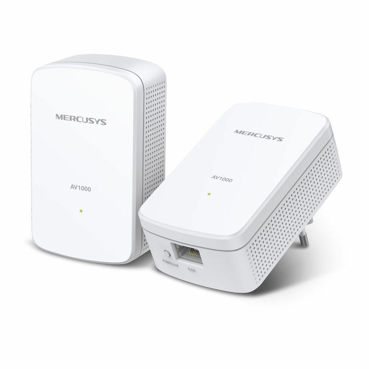Mercusys MP500 KIT, 1000 Mbit/s, IEEE 802.3, IEEE 802.3ab, IEEE 802.3u, Gigabit Ethernet, 10,100,1000 Mbit/s, Wi-Fi 4 (802.11n), 802.11b, 802.11g, Wi-Fi 4 (802.11n)