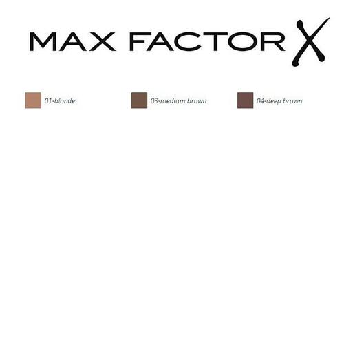 Make-up til Øjenbryn Real Brow Max Factor 04-deep brown