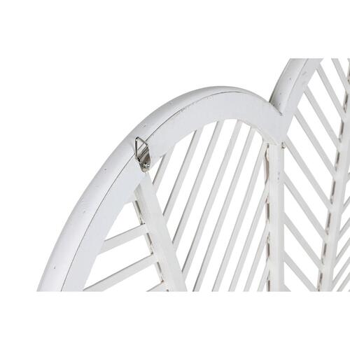 Sengegavl Home ESPRIT Hvid Bambus Rattan 160 x 2,5 x 81 cm