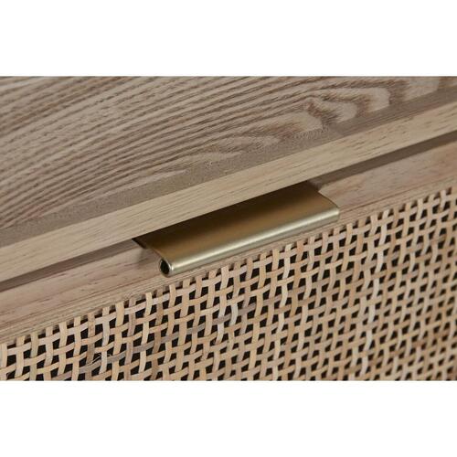 Kommode Home ESPRIT Rattan Gran Tropisk 52 x 35 x 100 cm