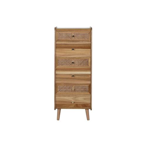 Kommode Home ESPRIT Brun Akacie Træ MDF 40 x 30 x 104,5 cm
