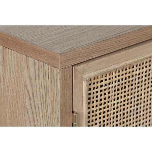 Skænk Home ESPRIT Rattan Gran 136 x 38 x 80 cm