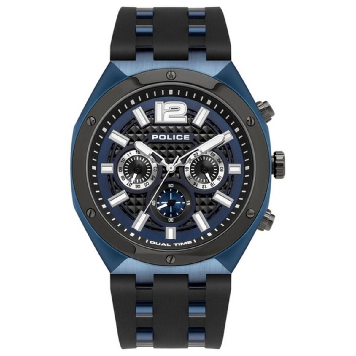 Police herreur PL15995JSBLU03P - blå, Ø 46 mm billede