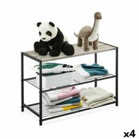 Hylder Confortime Metal 60 x 30 x 43 cm (4 enheder)