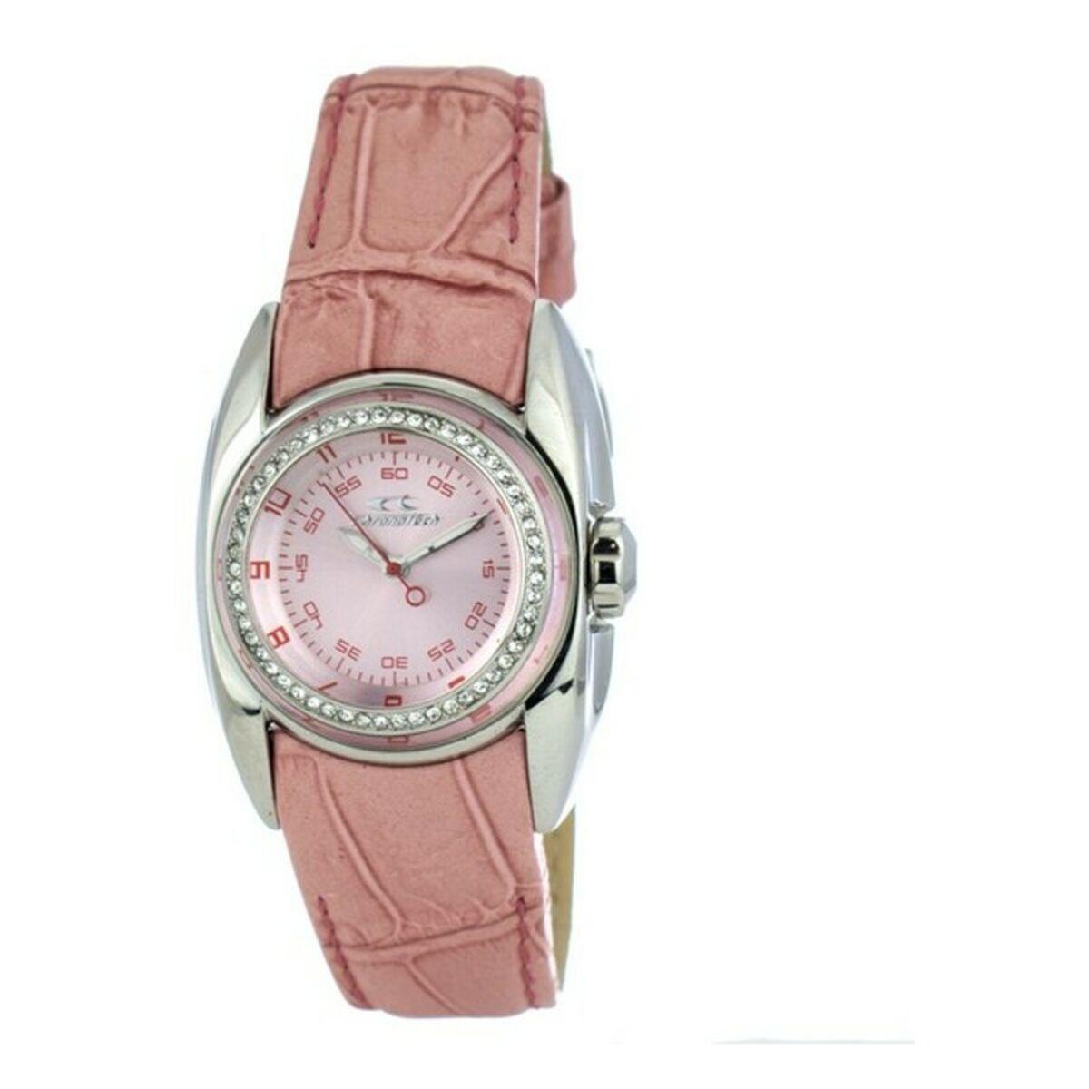 Chronotech dameur CT7704LS-07, pink læder (Ø 32 mm)