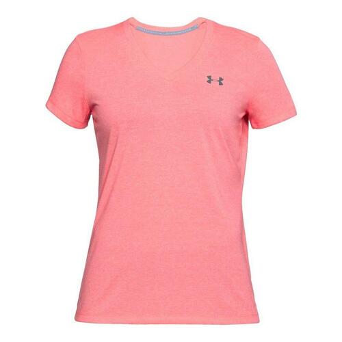 Kortærmet T-shirt til Kvinder Under Armour 1289650-819 Pink (XS) XS