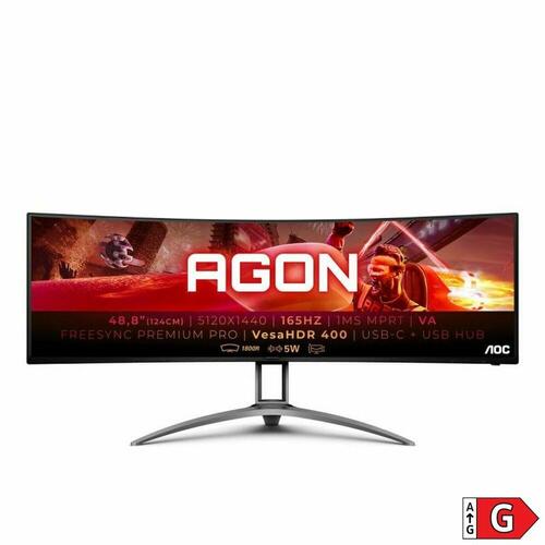Skærm AOC AOC AGON AG493UCX2 DQHD 165 Hz Quad HD 165 Hz 49"