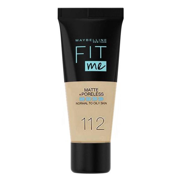 Flydende makeup foundation Fit Me! Maybelline (30 ml) (30 ml) 112-soft beige 30 ml