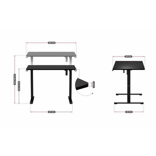 Skrivebord Huzaro HZ-Hero 7.9 Black Sort