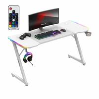 Skrivebord Huzaro HZ-Hero 3.3 White RGB Hvid