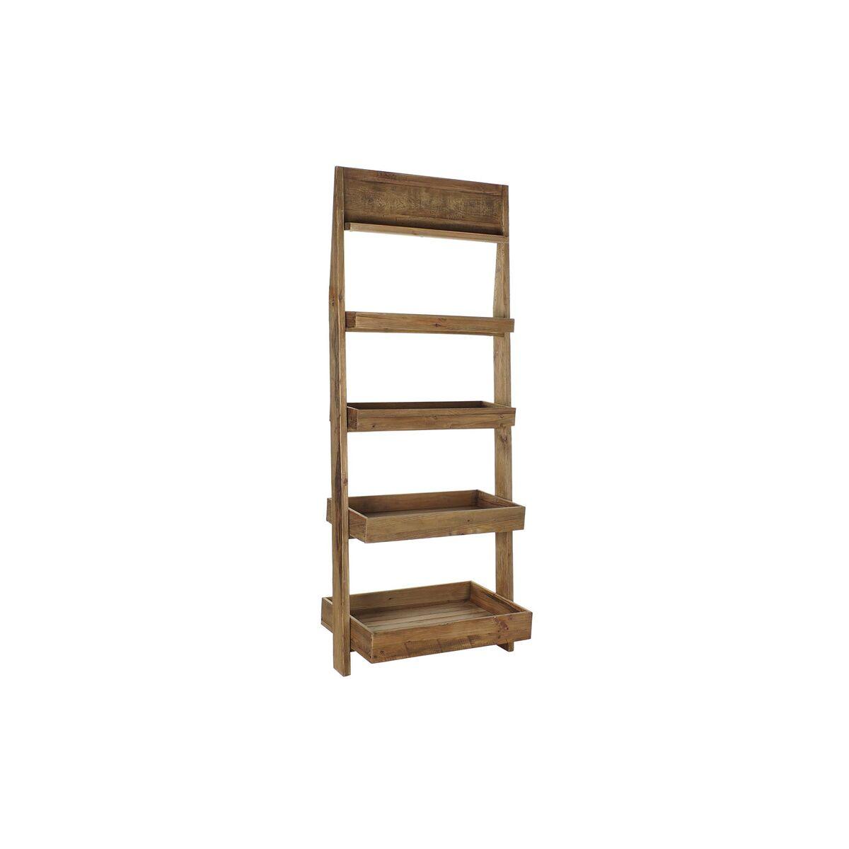 Hylder Natur Genbrugt Træ 4 Hylder (80 x 50 x 200 cm)