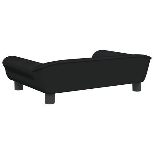 Sofa til børn 70x45x26 cm velour sort