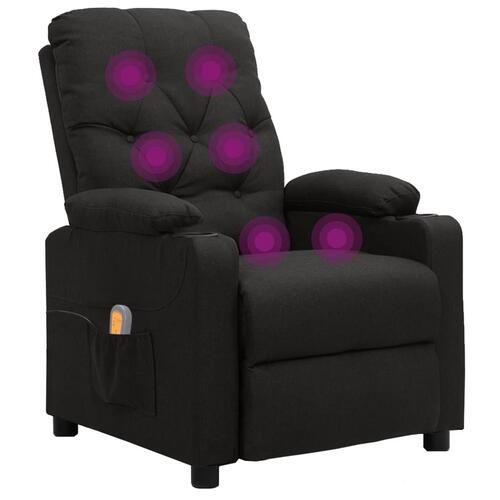 Massagestol stof sort