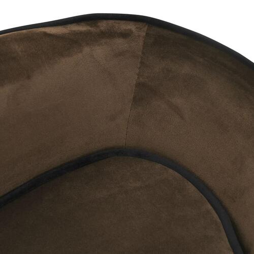 Hundesofa 67x47x36 cm plys brun