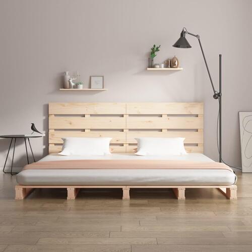 Sengeramme uden madras 140x200 cm massivt fyrretræ