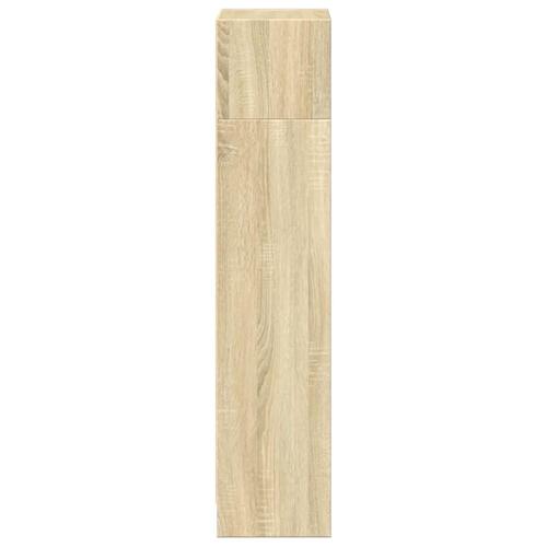 Bogreol 40x24x109 cm konstrueret træ sonoma-eg