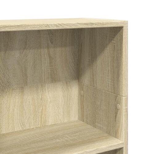 Bogreol 40x24x109 cm konstrueret træ sonoma-eg