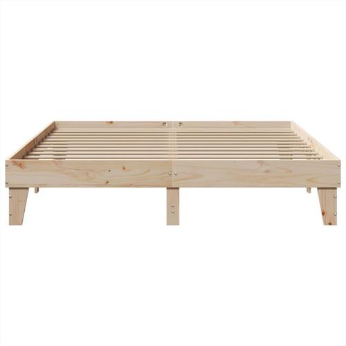 Sengeramme uden madras 180x200 cm massivt fyrretræ