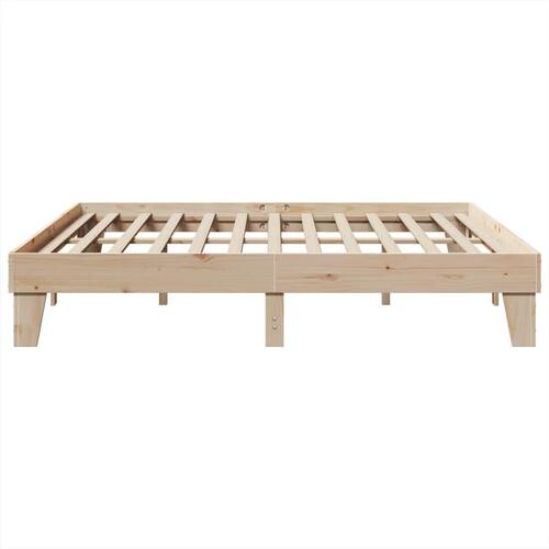 Sengeramme uden madras 180x200 cm massivt fyrretræ