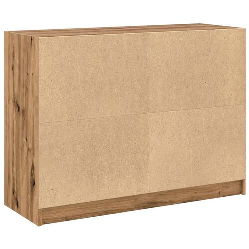 Skænk 102x37x75,5 cm konstrueret træ kunsteg