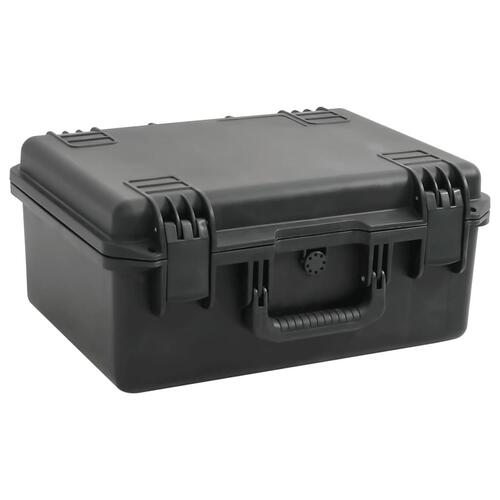 Transportabel flightcase 49x38x23 cm PP sort