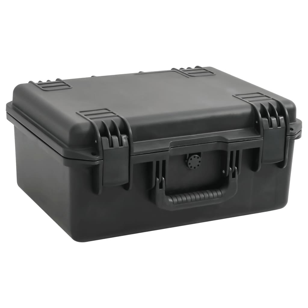 Transportabel flightcase 49x38x23 cm PP sort