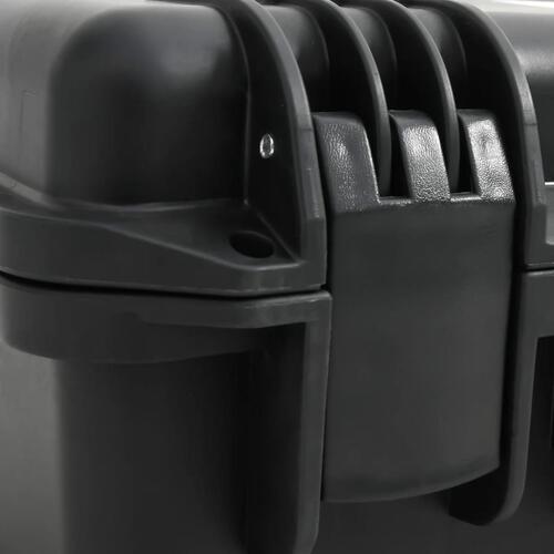 Transportabel flightcase 49x38x23 cm PP sort