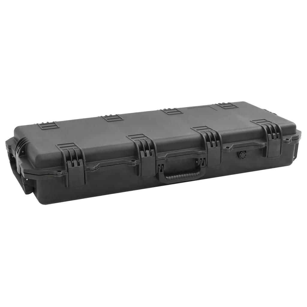 Transportabel flightcase 100,5x42x17 cm PP sort