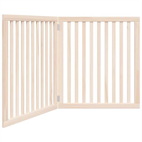 Hundelåge 2 paneler 160 cm poppeltræ