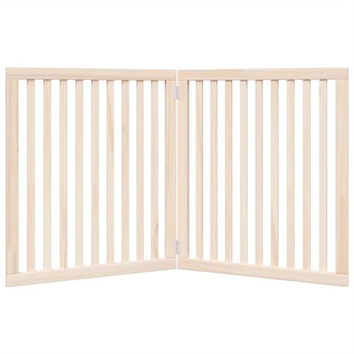 Hundelåge 2 paneler 160 cm poppeltræ