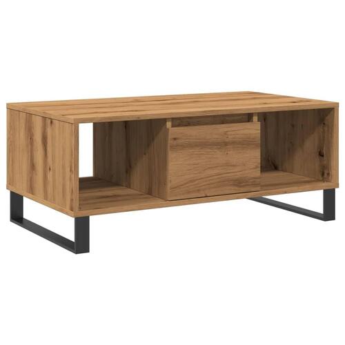 Sofabord 90x50x36,5 cm konstrueret træ kunsteg