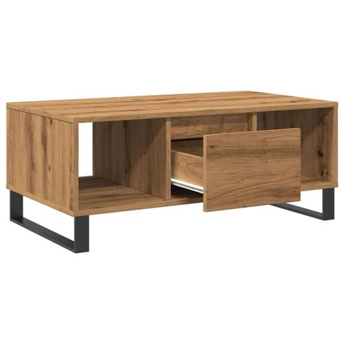 Sofabord 90x50x36,5 cm konstrueret træ kunsteg