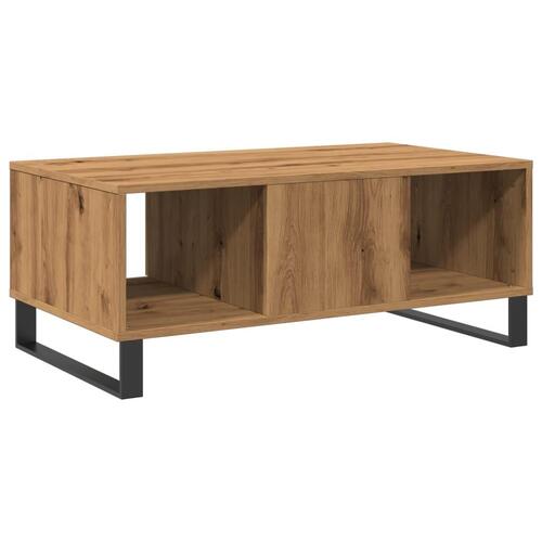Sofabord 90x50x36,5 cm konstrueret træ kunsteg