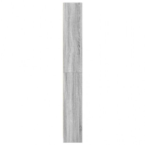 Bogreol 40×24×176 cm i konstrueret træ - grå sonoma-eg