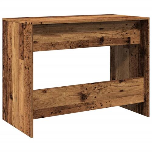 Skrivebord 101x50x76,5 cm konstrueret træ antikt trælook
