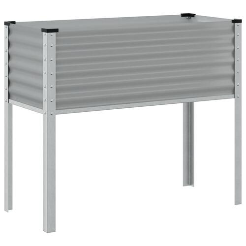 Plantekasse 100x41x90 cm stål grå