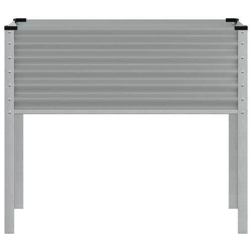 Plantekasse 100x41x90 cm stål grå