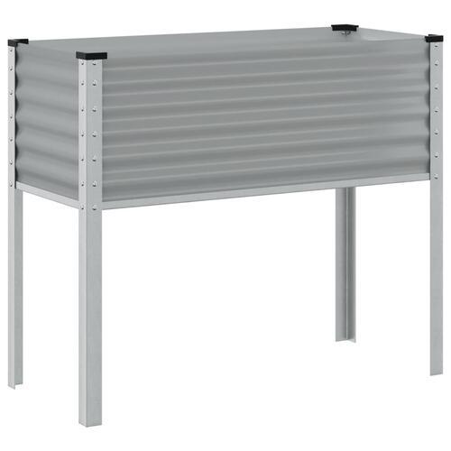 Plantekasse 100x41x90 cm stål grå