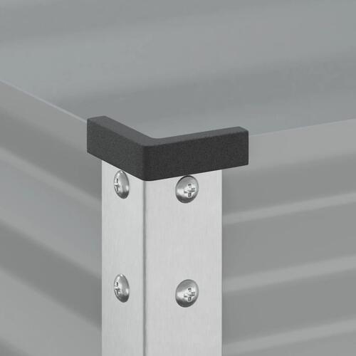 Plantekasse 100x41x90 cm stål grå