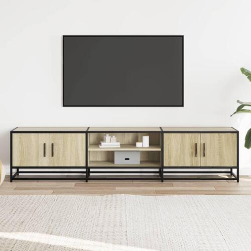 Tv-bord 180x35x41 cm konstrueret træ sonoma-eg