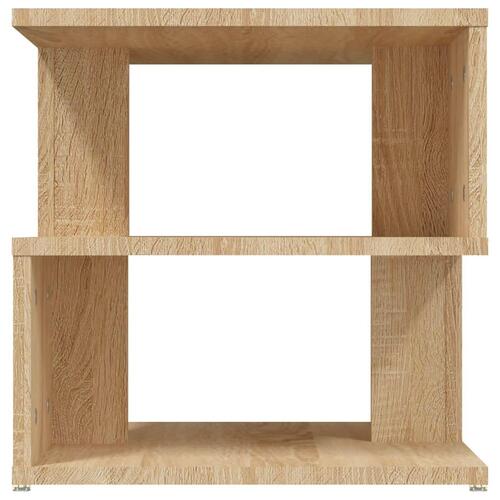 Sidebord 40x40x40 cm konstrueret træ sonoma-eg