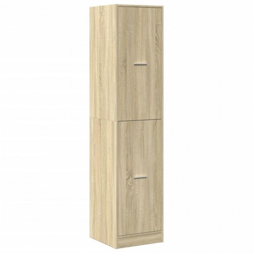 Apotekerskab 40×41×174,5 cm i konstrueret træ - sonoma-eg