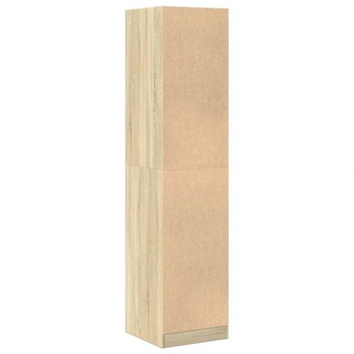 Apotekerskab 40×41×174,5 cm i konstrueret træ - sonoma-eg