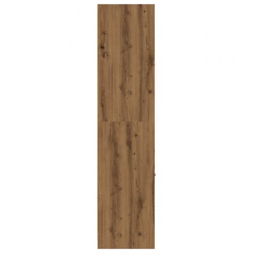 Apotekerskab 40×41×174,5 cm i konstrueret træ - egetræsfarve