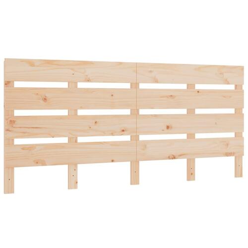 Sengeramme uden madras 200x200 cm massivt fyrretræ