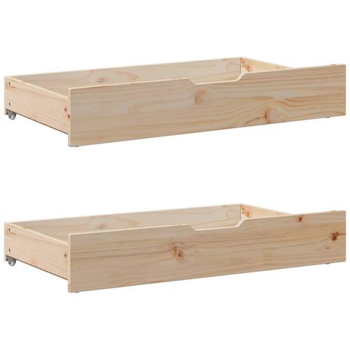 Sengeramme uden madras 75x190 cm massivt fyrretræ