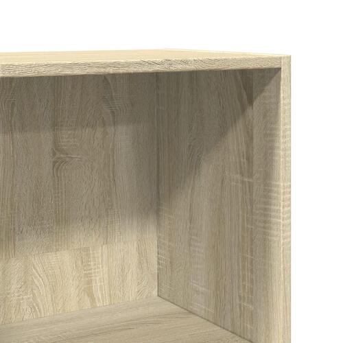 Bogreol 40x30x189 cm konstrueret træ sonoma-eg